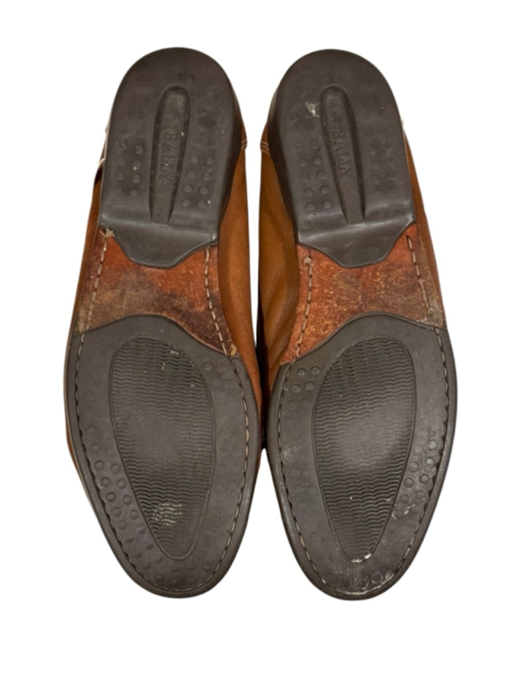 Bally Men’s Kaftan Brown Leather Horsebit Tassel Loafers Made in Italy Sz 11 - Picture 8 of 10